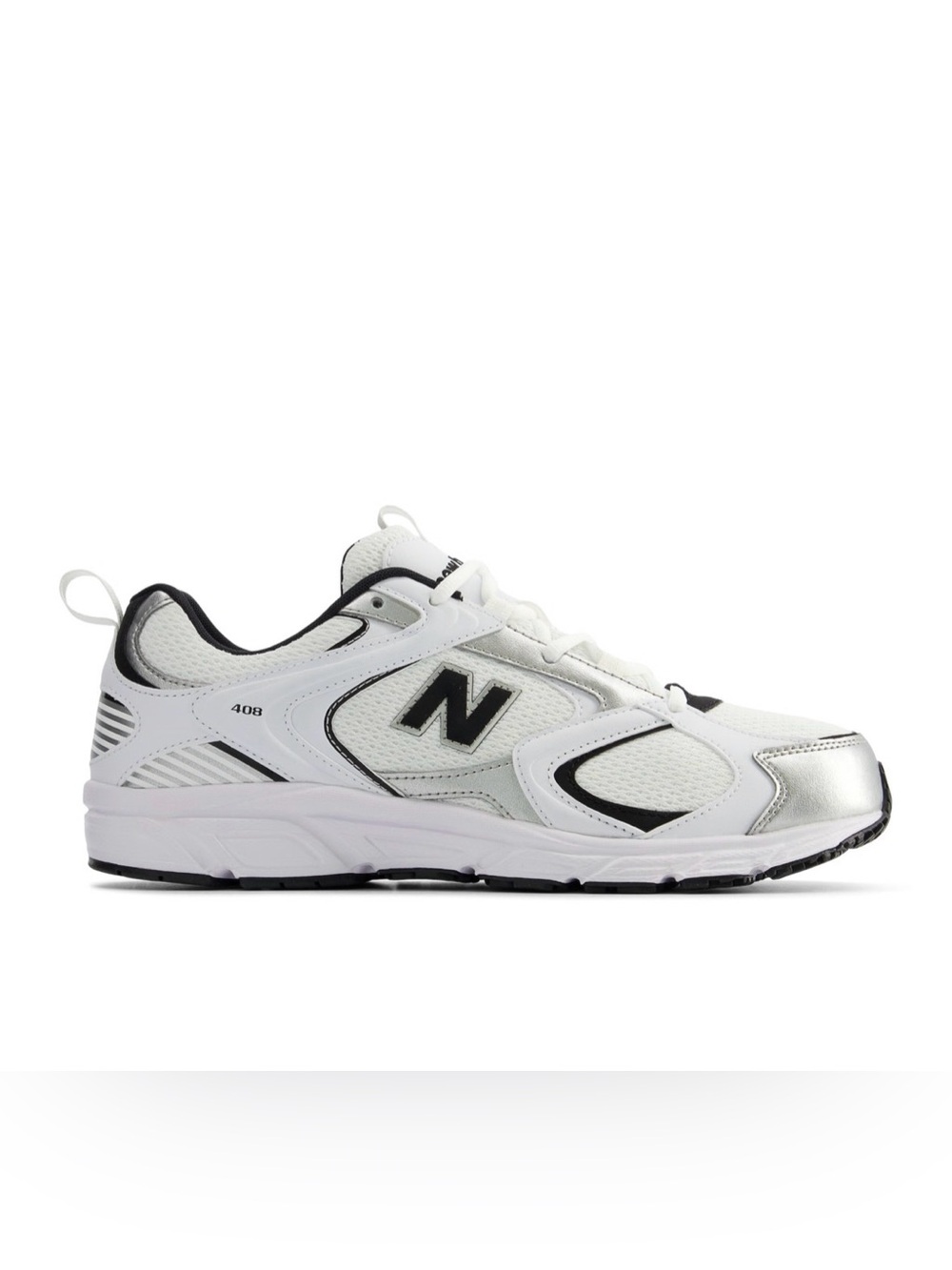 New Balance women’s 408 White/Black Athletic Sneakers
